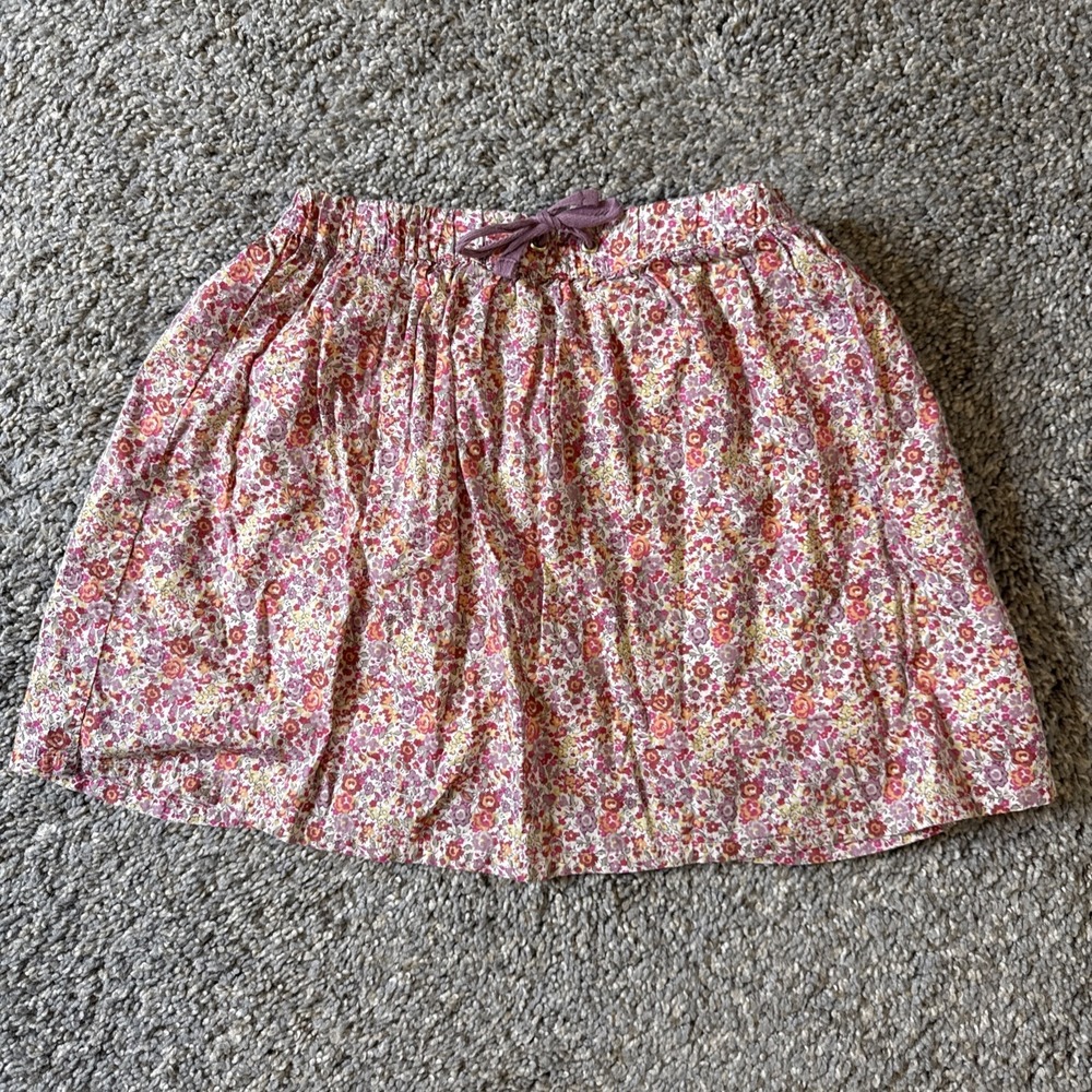 Edgehill Collection Girls Floral Pink Skirt Size 6